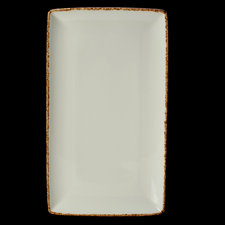Brown Dapple Rechteckige Platte 33,0 cm x 19,0 cm